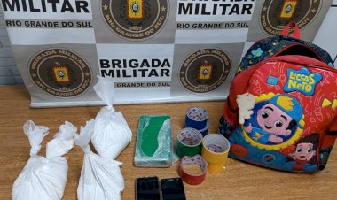 Homem é preso por tráfico de drogas pela Brigada Militar de Novo Hamburgo