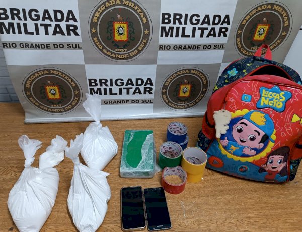 Homem é preso por tráfico de drogas pela Brigada Militar de Novo Hamburgo